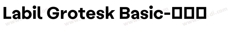 Labil Grotesk Basic字体转换